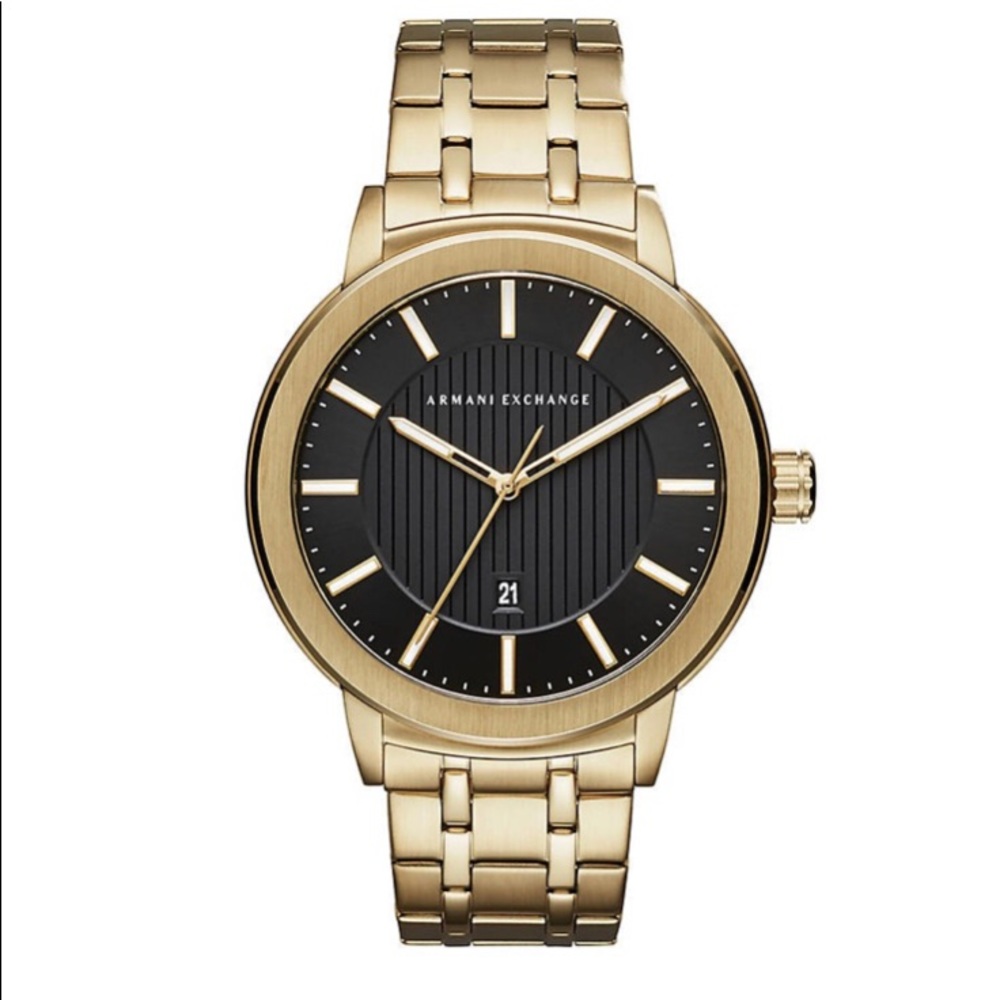 Armani Exchange AX Men's Gold-Tone Street Watch